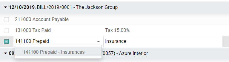 Modification of a posted journal item's account in Odoo Accounting