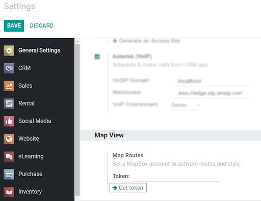 Configure Mapbox for Odoo Field Service